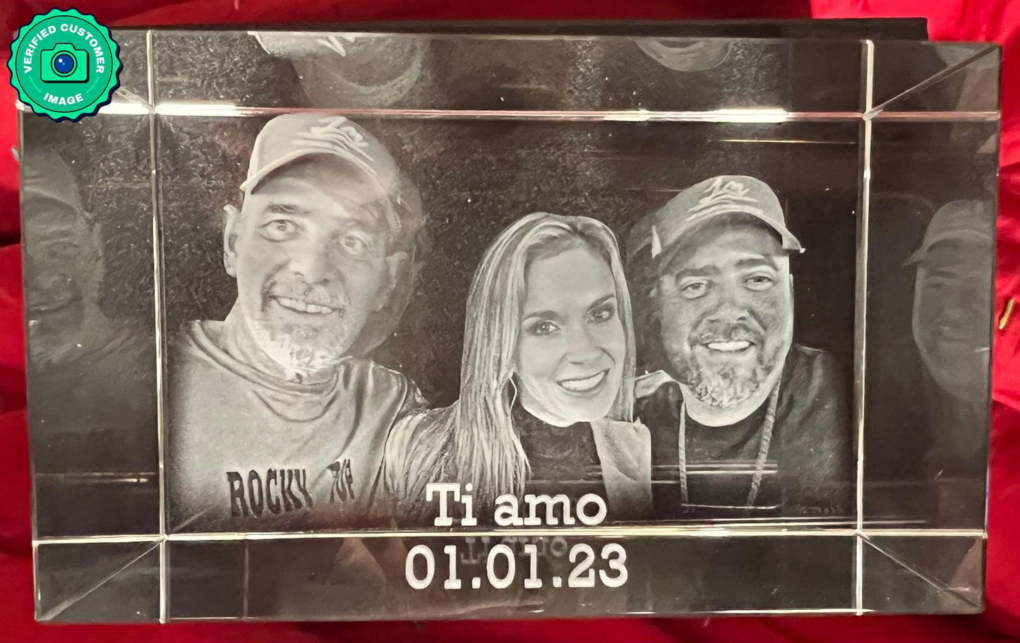 Customized Landscape 3D Crystal - Personalized Laser-Engraved Image Keepsake by Discount Crystals