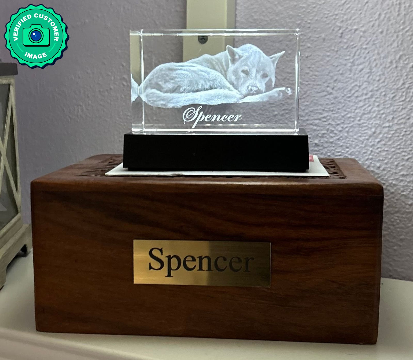 Customized Landscape 3D Crystal - Personalized Laser-Engraved Image Keepsake by Discount Crystals