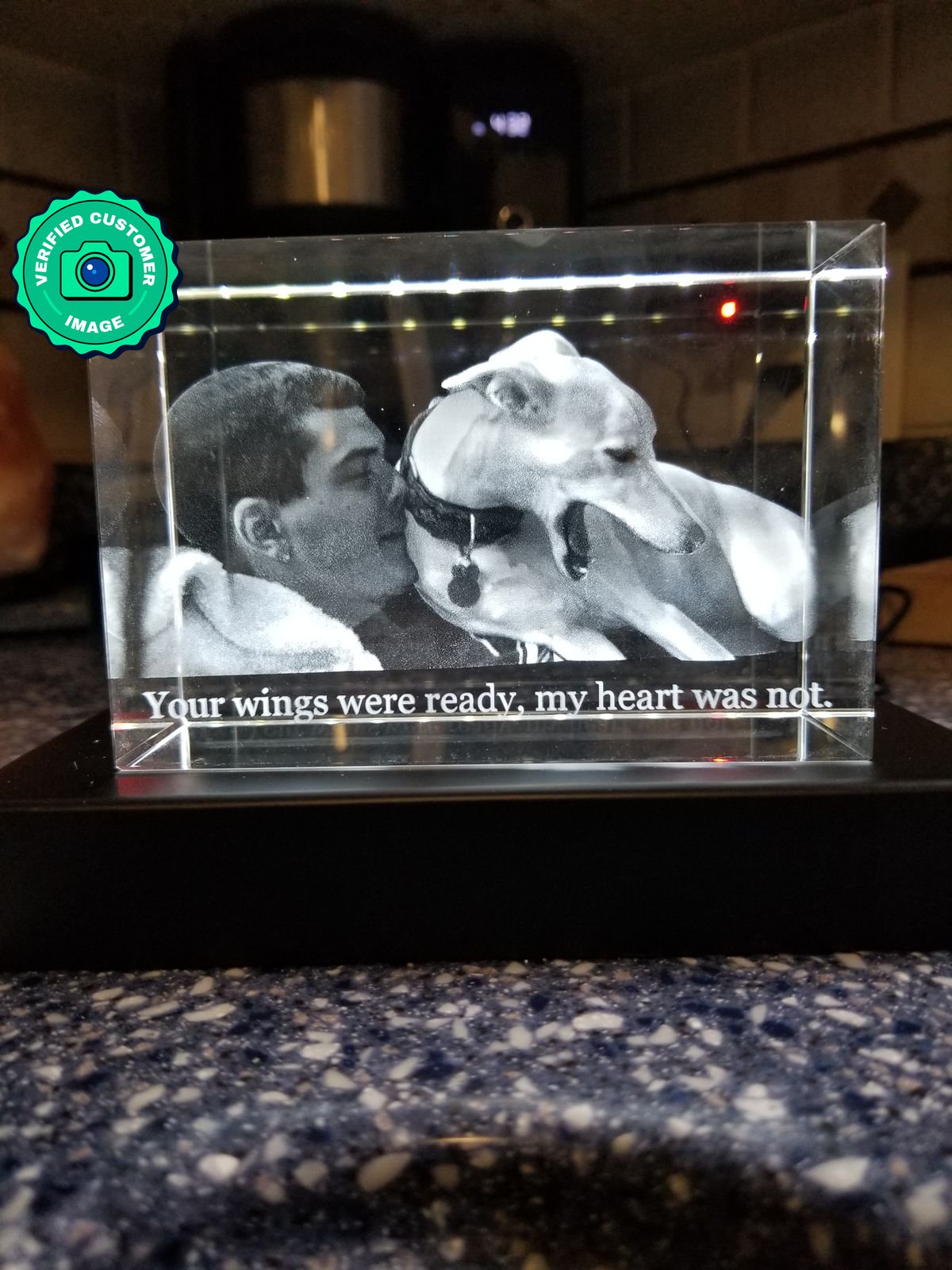 Customized Landscape 3D Crystal - Personalized Laser-Engraved Image Keepsake by Discount Crystals